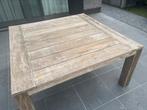Teak tuintafel vierkant 8p, Tuin en Terras, Tuintafels, Ophalen, Gebruikt, Vierkant, Teakhout