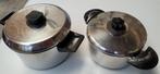 Lot de 2 casseroles "moyennes" en bon état., Maison & Meubles, Enlèvement, Utilisé