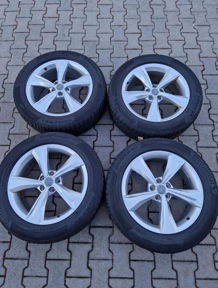 19 INCH AUDI Q5 WINTERSET - 235/55/R19, Auto-onderdelen, Banden en Velgen, Banden en Velgen, Winterbanden, 19 inch, 235 mm, Personenwagen