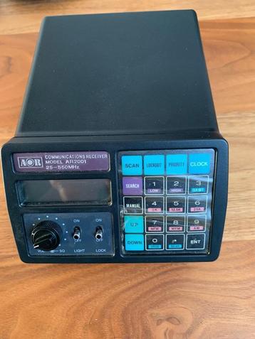 Scanner/récepteur/récepteur de bureau AOR AR-2001 à l'état n, Télécoms, Enlèvement ou Envoi, Comme neuf, 500 canaux ou plus