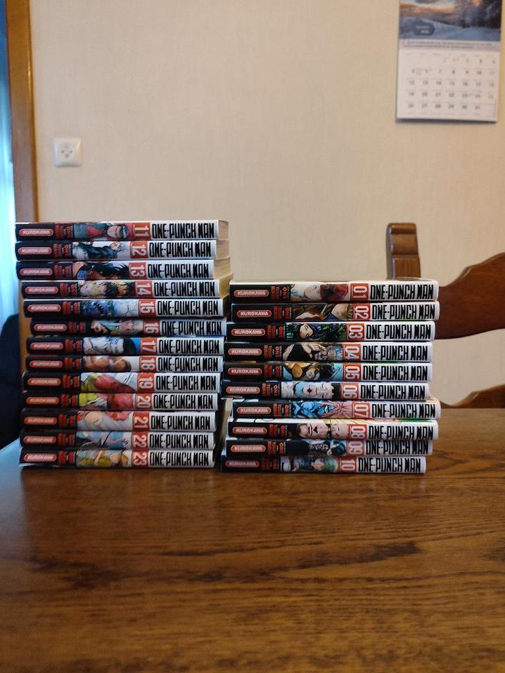 LOT One Punch Man - Tomes 1 à 23, Livres, BD, Comme neuf, Plusieurs BD, Enlèvement ou Envoi