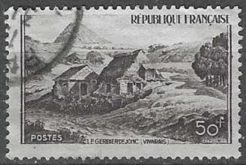 Frankrijk 1949 - Yvert 843 - Mont Gerbier-de-Jonc (ST), Postzegels en Munten, Postzegels | Europa | Frankrijk, Gestempeld, Verzenden