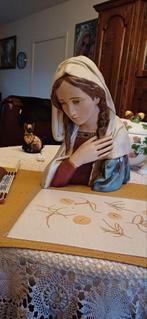 Maria borstbeeld zeer oud licht beschadigd., Antiek en Kunst, Antiek | Religieuze voorwerpen, Ophalen
