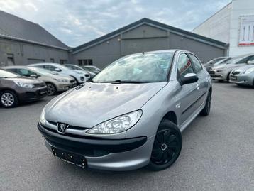 Peugeot 206 1.2 benzine | Keuring+Carpass | Garantie |, 1124 cm³, Argent ou Gris, Achat, Entreprise