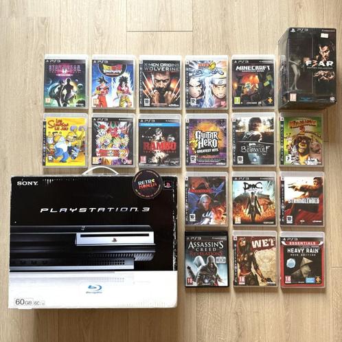 Playstation 3-console van 60 GB (achterwaarts compatibel) +, Games en Spelcomputers, Games | Sony PlayStation 3, Zo goed als nieuw