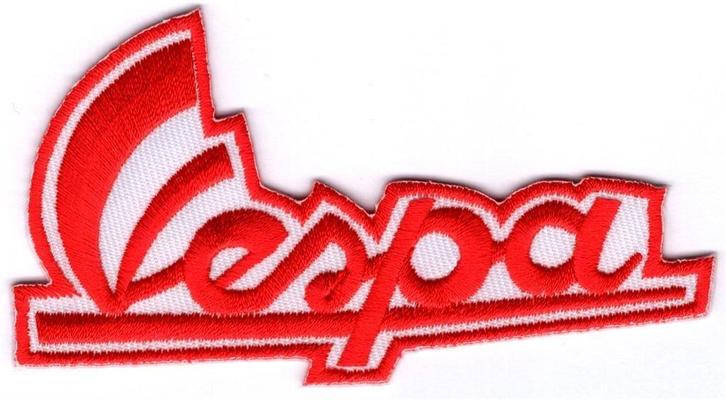 Vespa stoffen opstrijk patch embleem #4, Motoren, Accessoires | Overige, Nieuw, Verzenden