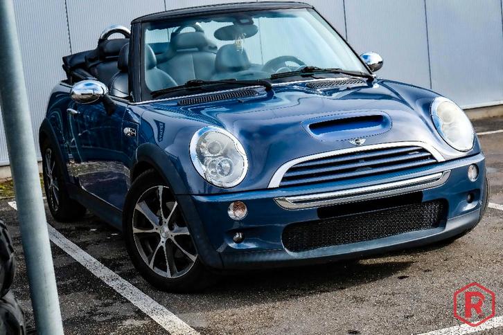 Mini Cooper Cabrio Automaat Zetelverwarming Xenon R52, Auto's, Mini, Bedrijf, Te koop, Cabrio, ABS, Airbags, Airconditioning, Bluetooth