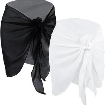 Lot de 2 sarong de plage LIVRAISON GRATUITE ET RAPIDE, Envoi, Neuf