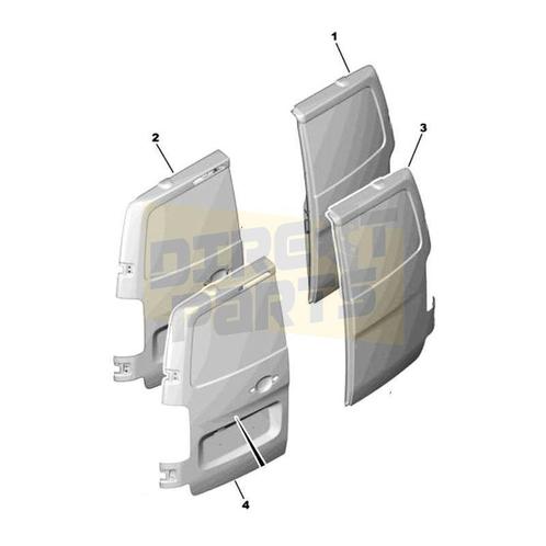 Citroën/Peugeot/Fiat/Opel/Toyota laaddeur Links achter (bij, Auto-onderdelen, Carrosserie, Deur, Citroën, Fiat, Opel, Peugeot