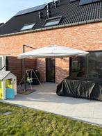 Zweerparasol van exterioo inclusief voet met beschermhoes, Enlèvement, Comme neuf