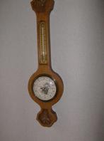 Eiken houten - Barometer + Thermometer - 60 cm x 18 cm, Antiek en Kunst, Ophalen