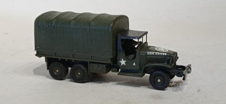 DINKY TOYS FRANKRIJK GMC BACHE, Hobby en Vrije tijd, Modelauto's | 1:43, Zo goed als nieuw, Bus of Vrachtwagen, Dinky Toys, Ophalen of Verzenden