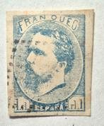 Spanje Espana Don Carlos Franqueo burgeroorlog 1973 1r bLauw, Ophalen of Verzenden, Gestempeld