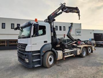 Mercedes-Benz Axor 2536 Euro5 container multilift crane HIAB, Autos, Achat, Entreprise, Mercedes-Benz, Diesel