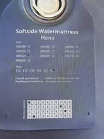 Waterbed softside met 6 schuiven onder het bed, Ophalen, Zwart, Tweepersoons, Zo goed als nieuw