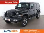 Jeep Wrangler 2.0 TGDi Sahara (bj 2020, automaat), Auto's, Jeep, 4 deurs, Zwart, Leder, 5 zetels