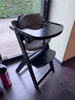 zwarte kinder eetstoel, Kinderen en Baby's, Kinderstoelen, Ophalen, Zo goed als nieuw