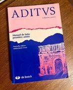 ADITVS, latin 1e année, de boeck, Utilisé, Enlèvement ou Envoi, Latin