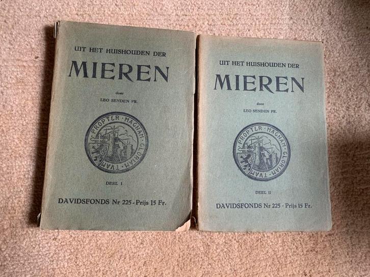 Uit het Huishouden der Mieren – Leo Senden (Deel 1 & 2), Antiek en Kunst, Antiek | Boeken en Manuscripten, Ophalen of Verzenden