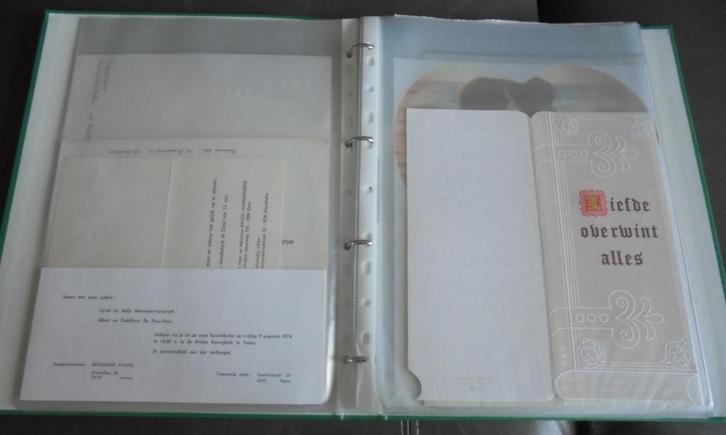 verzamelijng huwelijkskaarten (trouwkaarten) en menu's, Verzamelen, Postkaarten | Themakaarten, Gelopen, 1960 tot 1980, Overige thema's