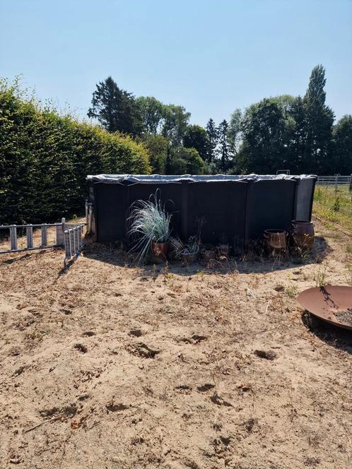 zwembad,zo goed als nieuw.met vaste panelen., Tuin en Terras, Zwembaden, Ophalen