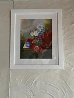 Schilderij met bloemmotief, Ophalen