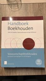 Handboek boekhouden - Vennootschapsboekhouden, Boeken, Ophalen of Verzenden, Patricia Everaert; Erik De Lembre