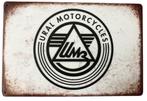 Metalen URAL MOTORCYCLES vintage look wandbord - 20x30cm, Motoren, Ophalen of Verzenden, Nieuw