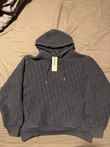 Dior Oblique Hoodie Blue Marine Large beschikbaar voor biedingen