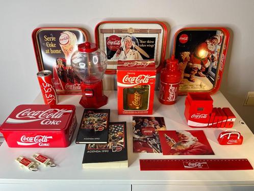 Lot d'objets Coca-Cola - Collection Vintage 1990, Collections, Marques & Objets publicitaires, Comme neuf, Ustensile, Enlèvement ou Envoi