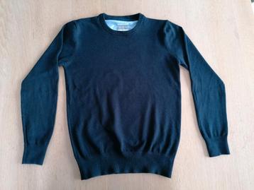 Donkerblauw truitje van Pontus, mt 140, Garçon, Enlèvement ou Envoi, Pull ou Veste, Comme neuf