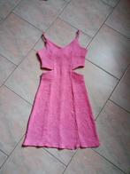 Opengewerkte jurk, Kleding | Dames, Daphnea, Verzenden, Zo goed als nieuw, Roze