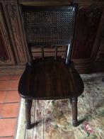 2 eiken keukenstoelen (setprijs), Antiek en Kunst, Ophalen