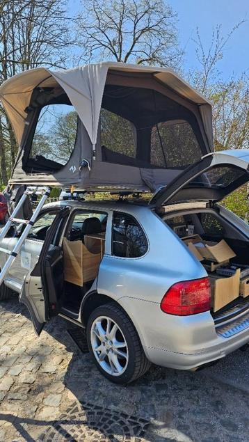Cayenne omgebouwd tot camper. Bestelwagenbelasting beschikbaar voor biedingen