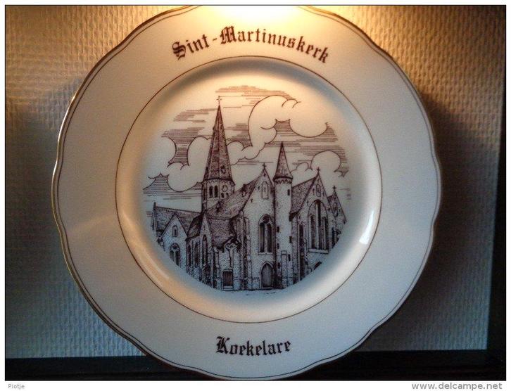 2 unieke borden Magvam porselein van KOEKELARE, Antiek en Kunst, Antiek | Porselein, Ophalen of Verzenden