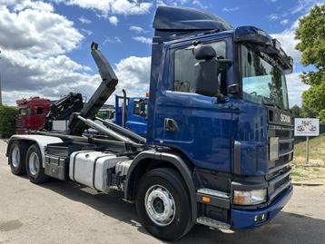 Scania 124L-420 6x2 HOOKLIFT VDL 20T - STEEL SPRING / BALLES beschikbaar voor biedingen