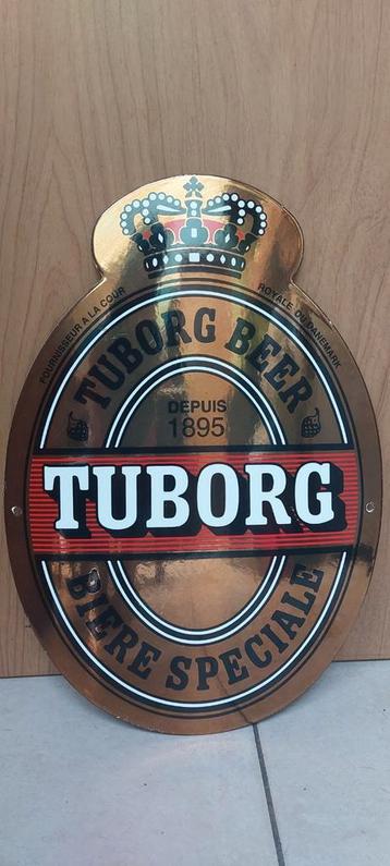 Emaillebord Tuborg bier