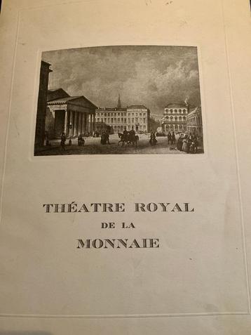 250ste verjaardag van het THÉÂTRE ROYAL DE LA MONNAIE beschikbaar voor biedingen