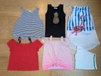t-shirts sans manches fille - taille 134 (9 ans), Kinderen en Baby's, Kinderkleding | Maat 134, Ophalen, Gebruikt, Meisje