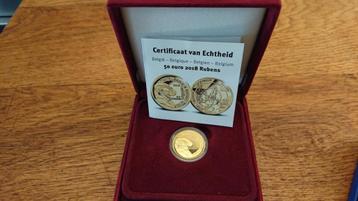 Gouden 50€ & Zilveren 10€ munten 2018  "Peter Paul Rubens" beschikbaar voor biedingen