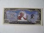Billet  United states 2005-neuf Jean Paul II, Envoi