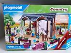 PLaymobil rijles met paardenboxen - nieuw, Ophalen of Verzenden, Zo goed als nieuw, Complete set