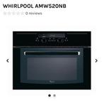 Whirlpool combi oven, Elektronische apparatuur, Microgolfovens, Ophalen, Zo goed als nieuw, Inbouw, Draaiplateau