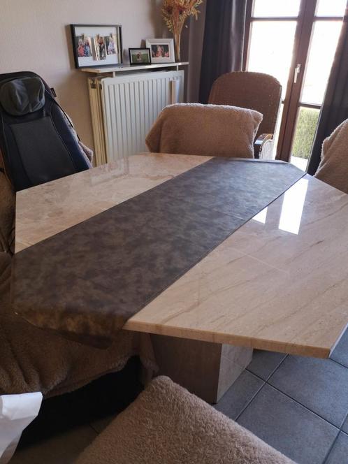 Marmeren tafel, Huis en Inrichting, Tafels | Eettafels, Ophalen