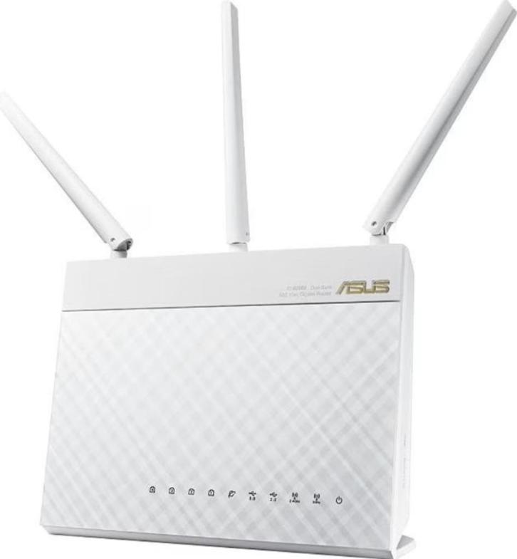 Asus RT-AC68U White, Computers en Software, Routers en Modems, Zo goed als nieuw, Router, Ophalen of Verzenden
