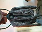 Bruin lederen jacket merk review maat L nu, Ophalen of Verzenden, Zo goed als nieuw, Maat 52/54 (L), Bruin