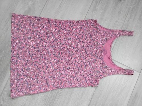Tanktop S roze bloemen, Kleding | Dames, Topjes, Zo goed als nieuw, Maat 36 (S), Roze, Zonder mouw, Ophalen of Verzenden