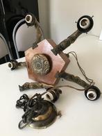 antieke koperen kroonluchter, Antiek en Kunst, Ophalen of Verzenden