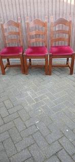 Gratis , 6 eiken stoelen, Huis en Inrichting, Ophalen