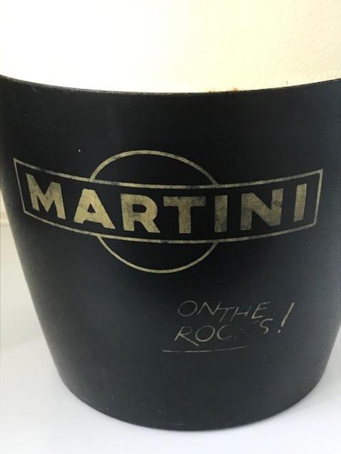 Ijsemmer Martini Vintage On The Rocks😍💑🍸🍸🥶🤗👌, Verzamelen, Merken en Reclamevoorwerpen, Gebruikt, Overige typen, Ophalen of Verzenden